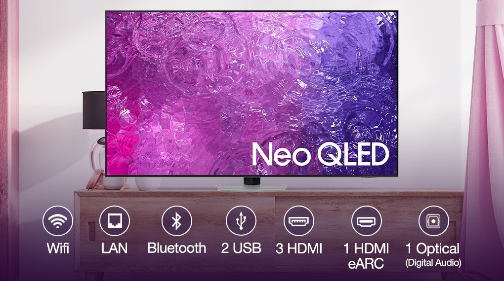 Smart Tivi Neo QLED Samsung AI 4K 65 inch QA65QN90C