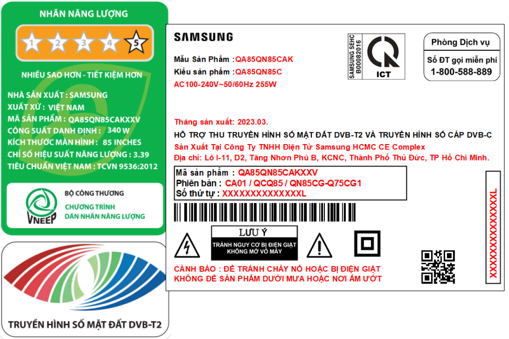 Smart Tivi Neo QLED Samsung AI 4K 85 inch QA85QN85C - 6