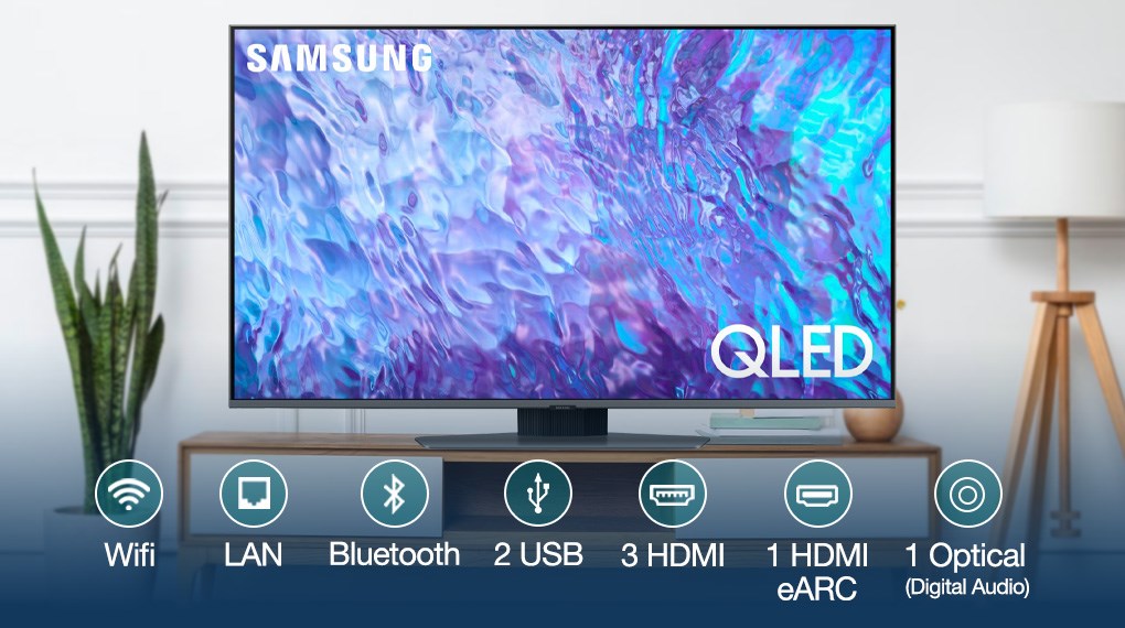 Smart Tivi QLED 4K 50 inch Samsung QA50Q80C