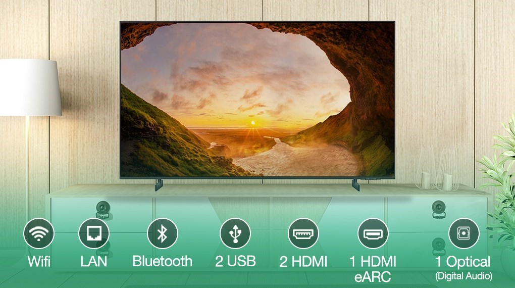 Smart Tivi Crystal UHD Samsung 4K 55 inch UA55CU8000