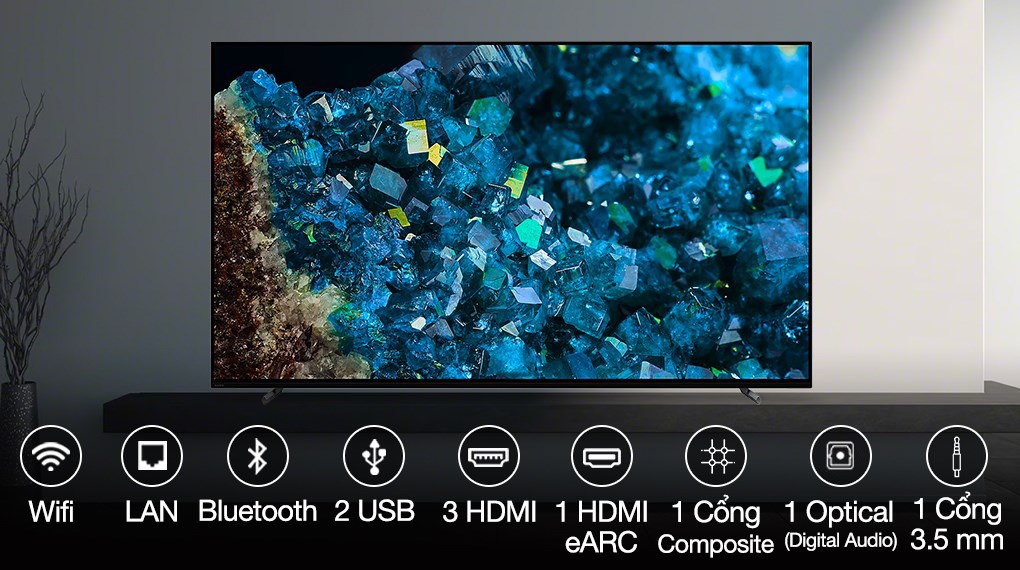 Google Tivi OLED Sony 4K 77 inch XR-77A80L
