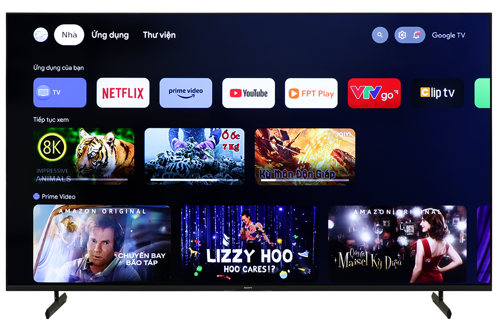 Google Tivi Sony 4K 85 inch KD-85X80L Màu Đen