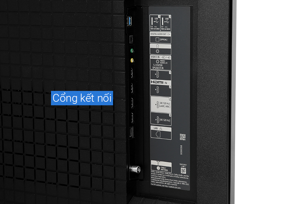 Google Tivi Sony AI 4K 55 inch XR-55X90L Màu Đen