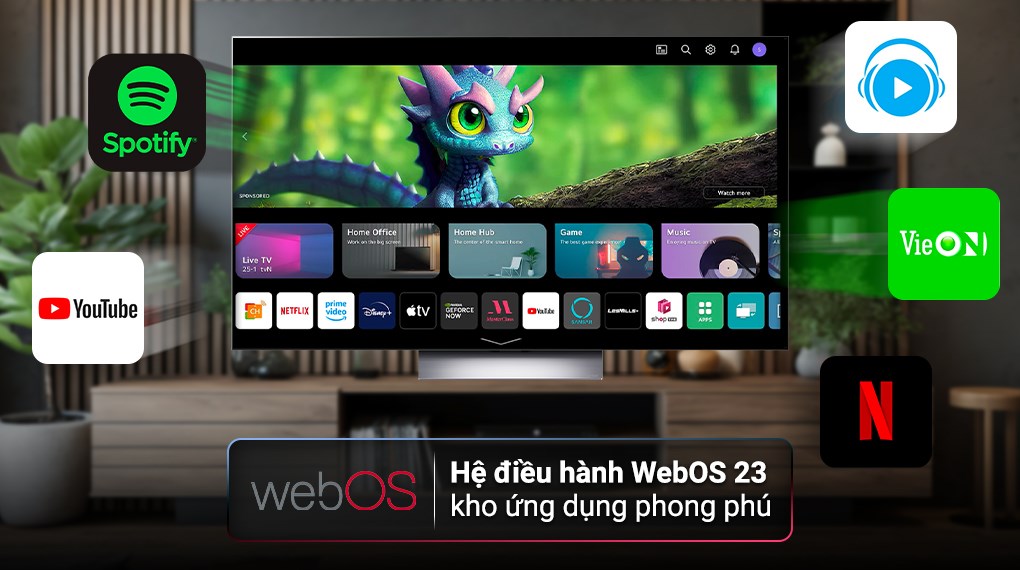 Smart Tivi OLED LG AI 4K 65 inch 65G3PSA