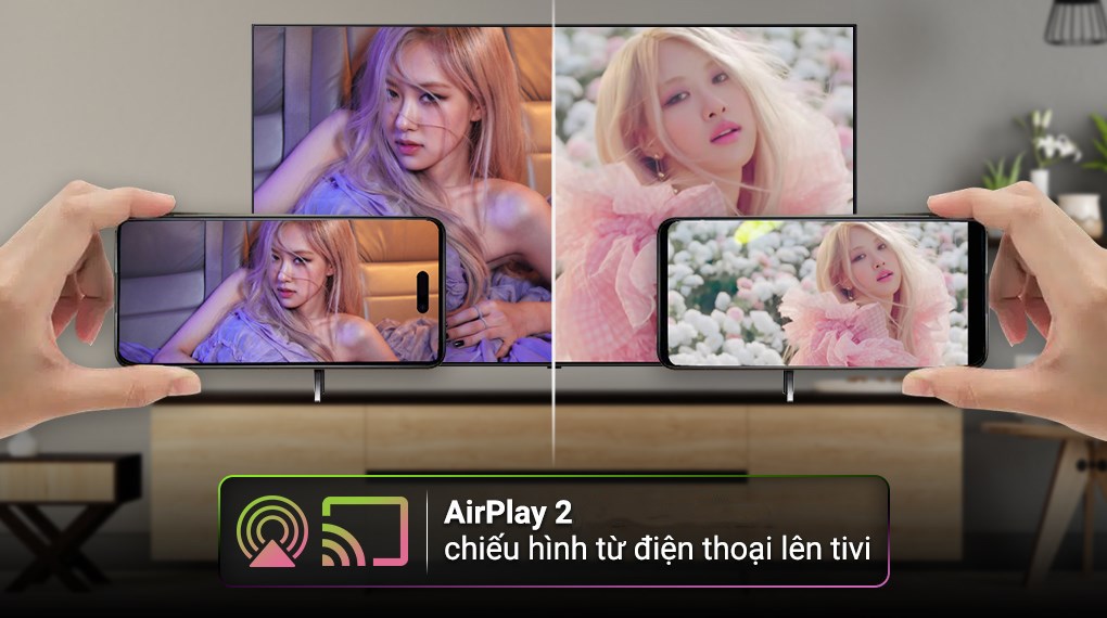 Smart Tivi QNED LG AI 4K 55 inch 55QNED80SRA