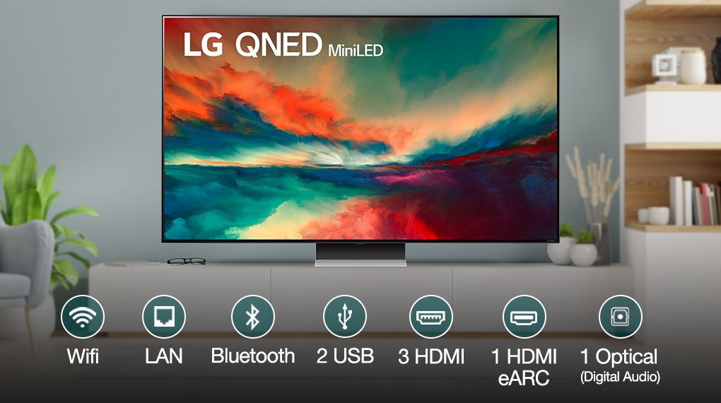 Smart Tivi QNED LG AI 4K 65 inch 65QNED86SRA
