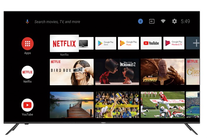 Android Tivi AQUA 32 inch LE32AQT6600G Màu Đen