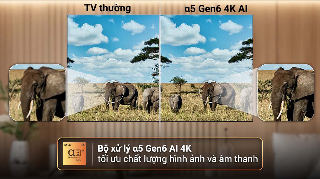 Smart Tivi QNED LG AI 4K 65 inch 65QNED75SRA