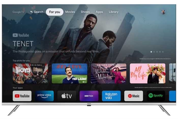 Google Tivi Aqua 4K 50 inch AQT50P750UG Màu Đen