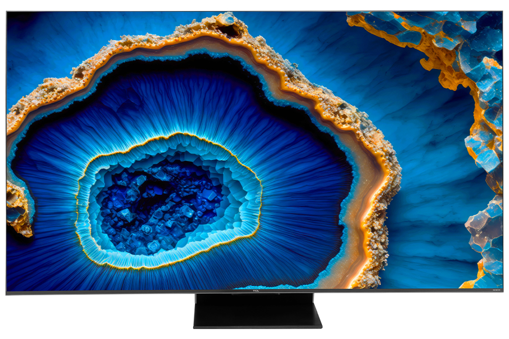 Google Tivi QD-Mini LED TCL AI 4K 65 inch 65C755 Màu Đen