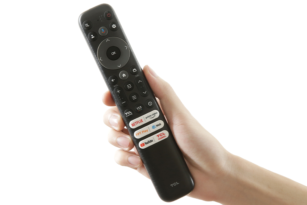 Google Tivi QD-Mini LED TCL AI 4K 65 inch 65C755 Màu Đen