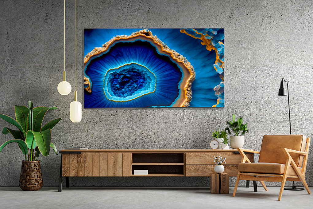 Google Tivi QD-Mini LED TCL AI 4K 65 inch 65C755 Màu Đen