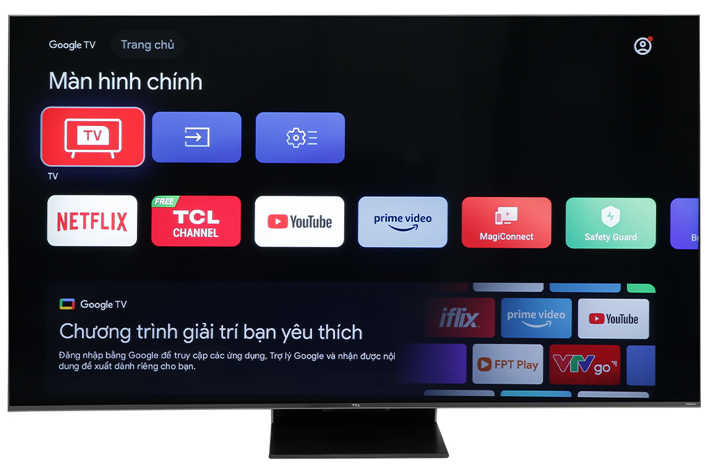 Hình ảnh Google TV QD-Mini LED TCL 4K 65 inch 65C755