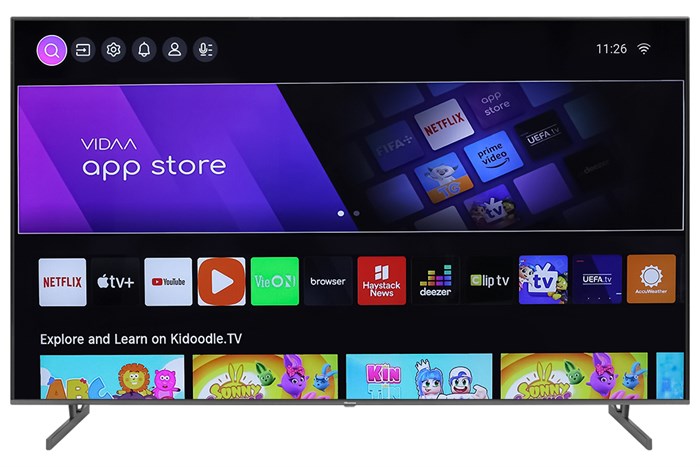 Smart Tivi ULED Hisense 4K 75 inch 75U6K Màu Đen