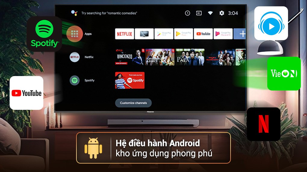 Android Tivi LED Hisense 40 inch 40A4200G
