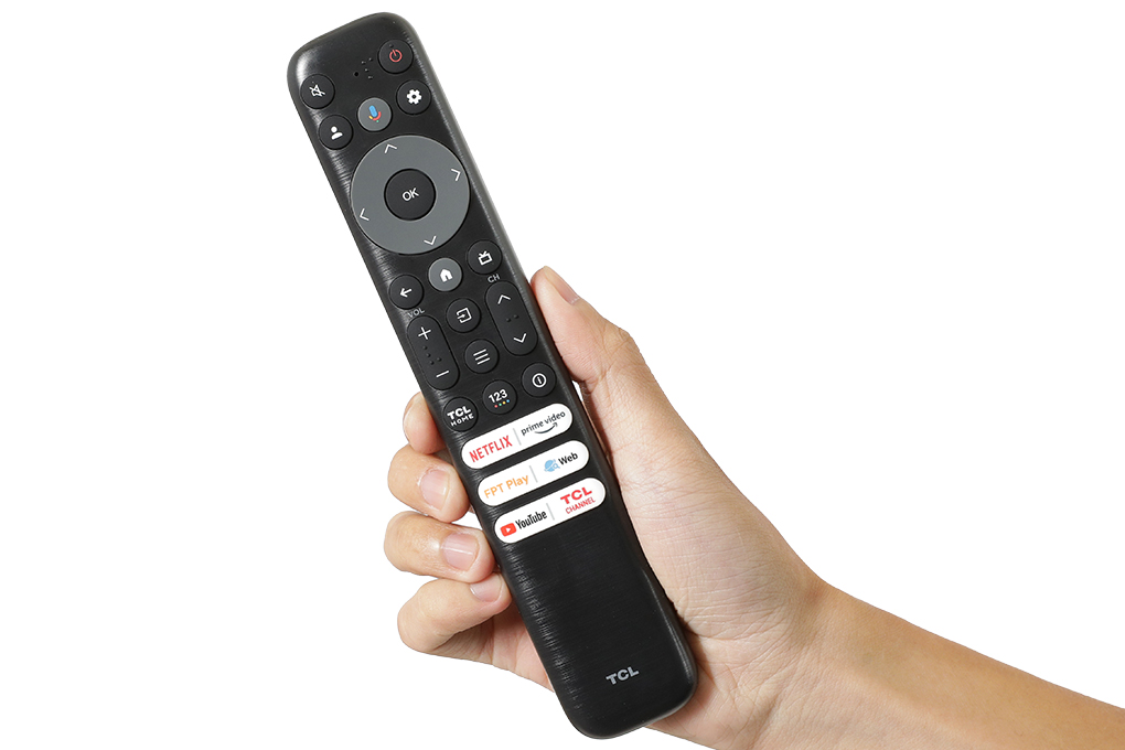 Google Tivi TCL AI 4K 43 inch 43P79B Màu Đen