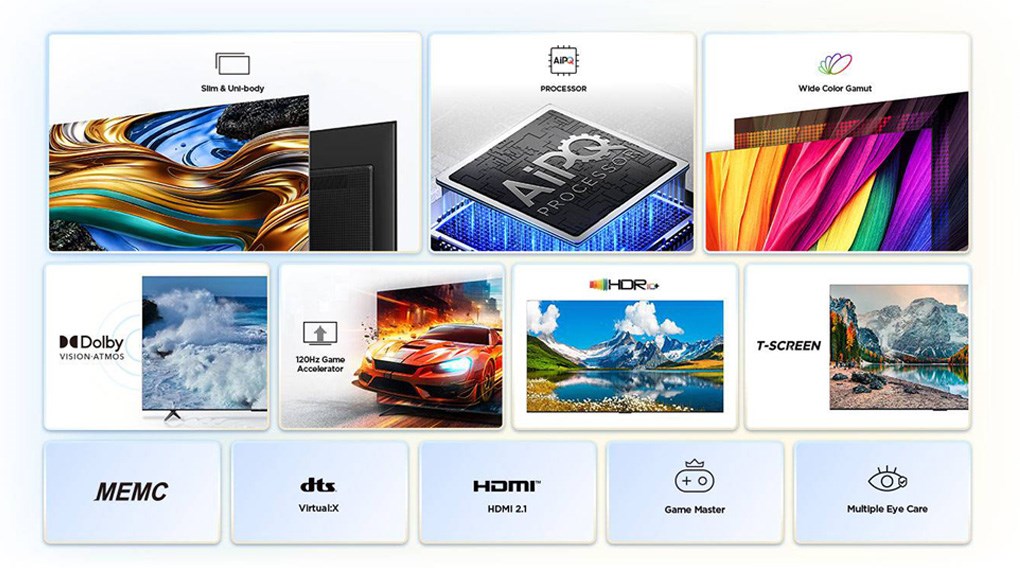 Google Tivi TCL AI 4K 55 inch 55P79B Pro