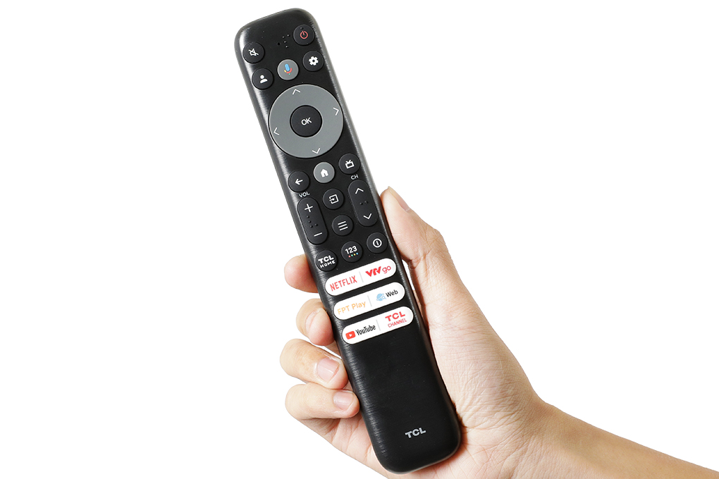 Google Tivi TCL AI 4K 55 inch 55P79B Pro Màu Đen