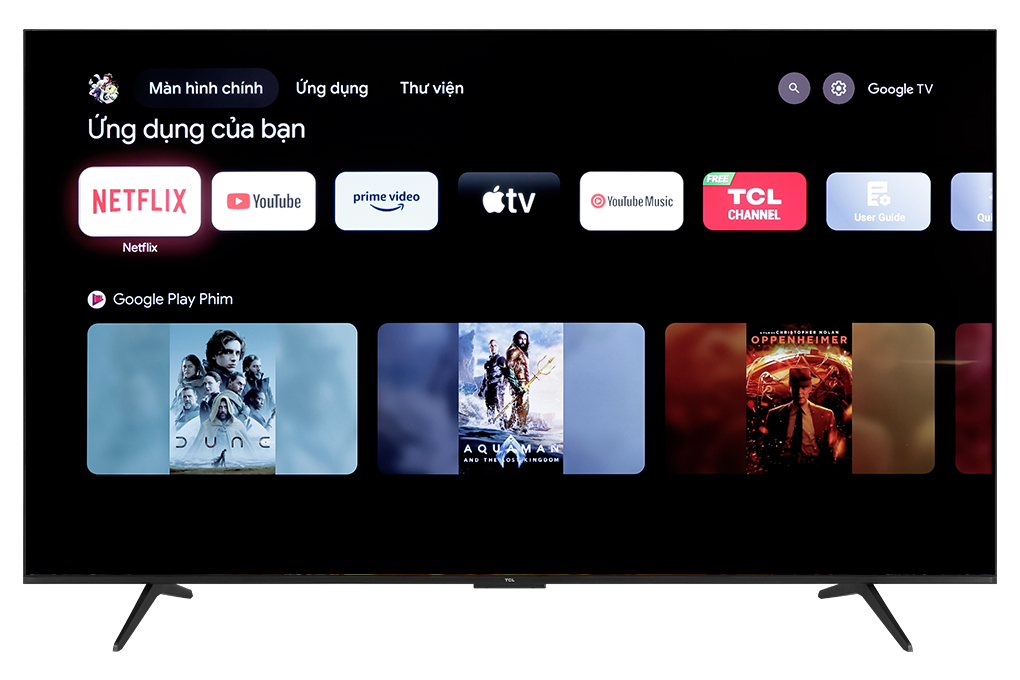 Hình ảnh Google TV TCL 4K 65 inch 65P79B Pro