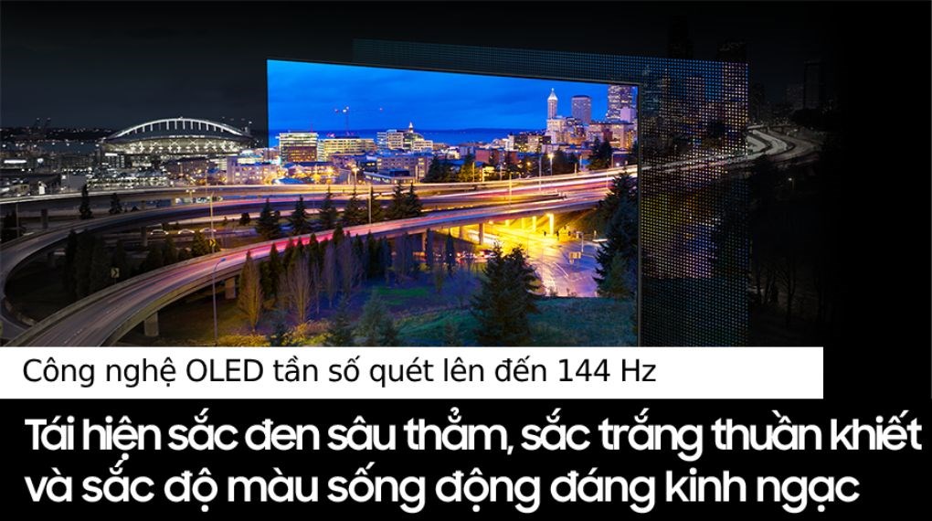 Smart Tivi OLED Samsung AI 4K 55 inch QA55S90D