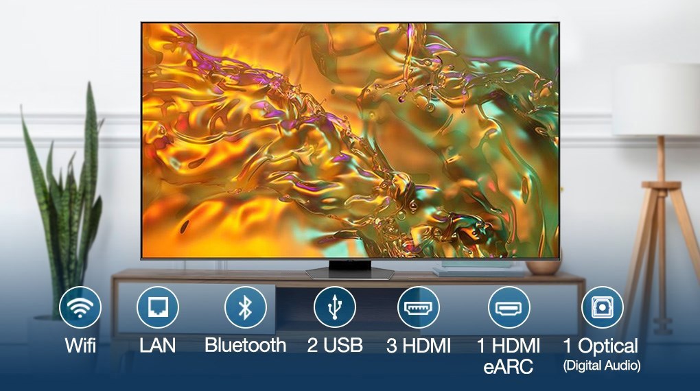 Smart Tivi QLED Samsung 4K 85 inch QA85Q80D