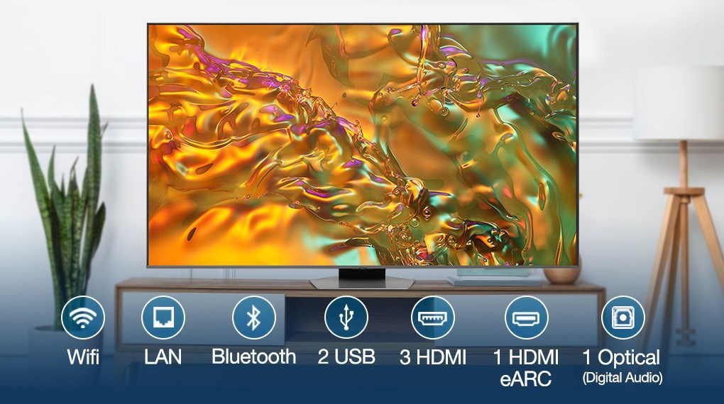 Smart Tivi QLED Samsung AI 4K 75 inch QA75Q80D