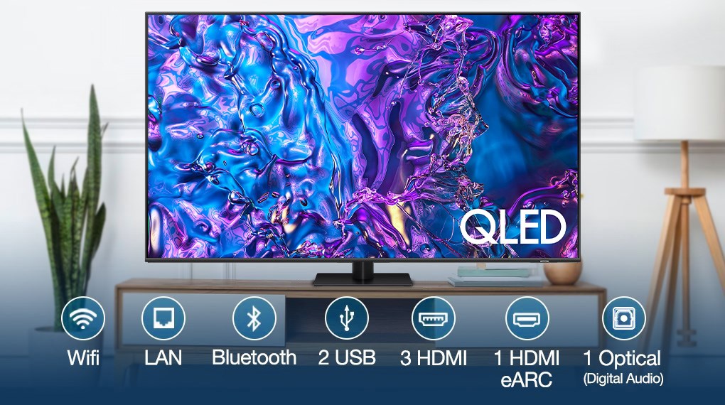 Smart Tivi QLED Samsung AI 4K 75 inch QA75Q70D