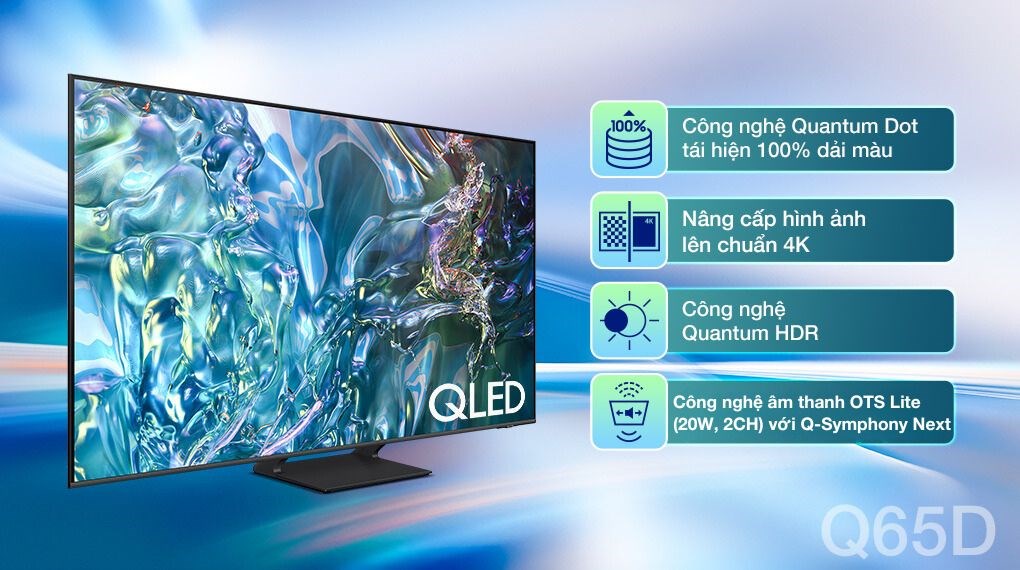 Smart Tivi QLED Samsung 4K 75 inch QA75Q65D