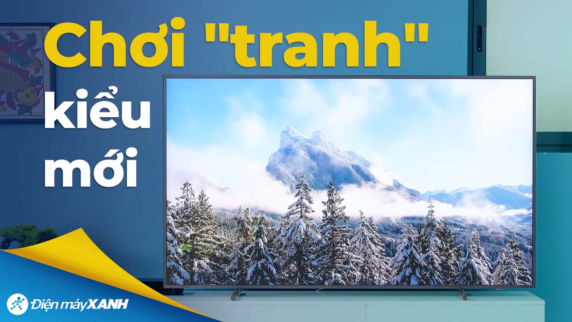 Smart Tivi Khung Tranh The Frame QLED Samsung AI 4K 75 inch QA75LS03D