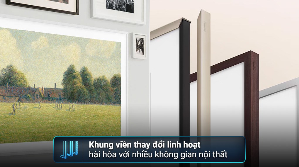 Smart Tivi Khung Tranh The Frame QLED Samsung AI 4K 65 inch QA65LS03D