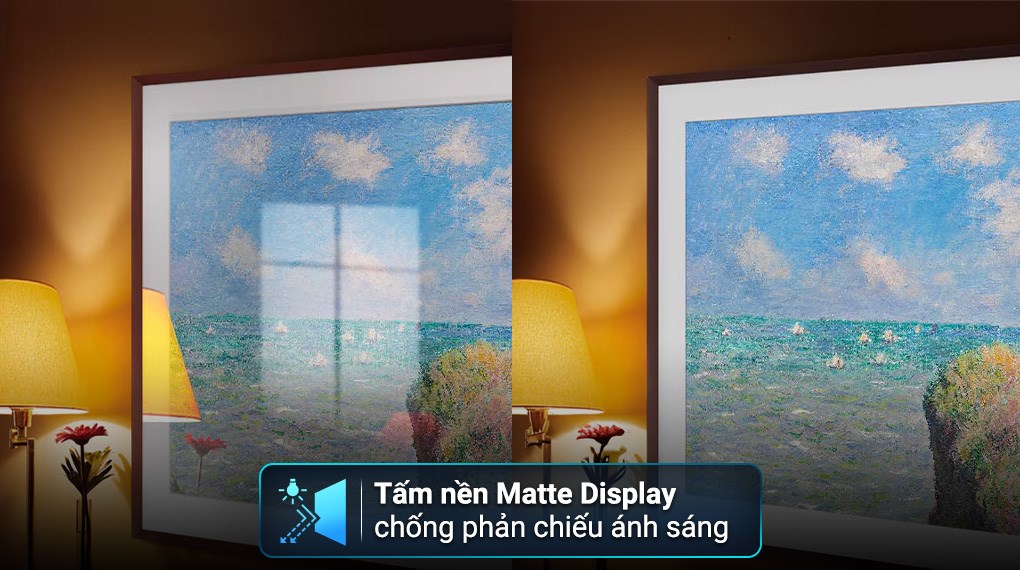 Smart Tivi Khung Tranh The Frame QLED Samsung AI 4K 65 inch QA65LS03D