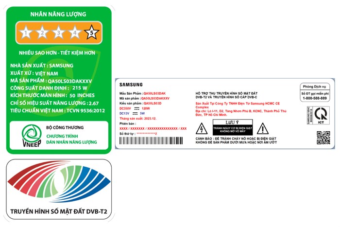 Smart Tivi Khung Tranh The Frame QLED Samsung 4K 50 inch QA50LS03D Màu Đen