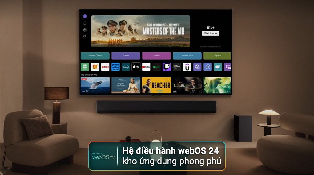 Smart Tivi OLED LG AI 4K 65 inch OLED65B4PSA