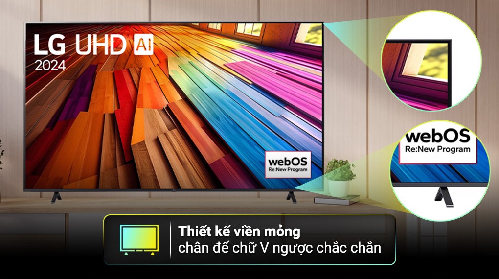 Smart Tivi LG AI 4K 65 inch 65UT8050PSB
