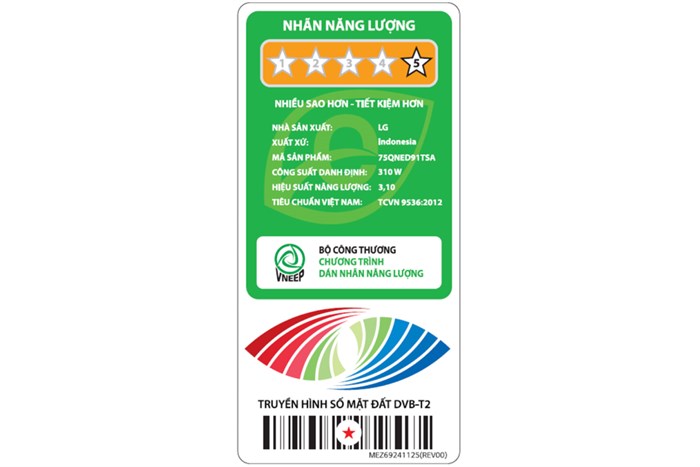 Smart Tivi QNED LG AI 4K 75 inch 75QNED91TSA Màu Đen