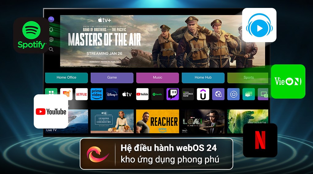 Smart Tivi QNED LG AI 4K 86 inch 86QNED86TSA