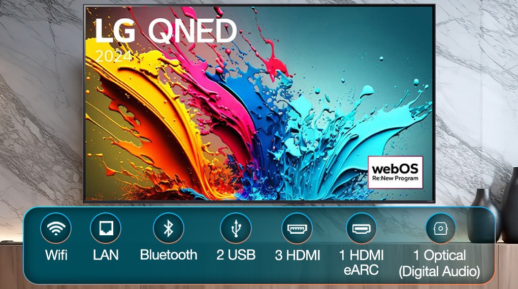 Smart Tivi QNED LG AI 4K 75 inch 75QNED86TSA