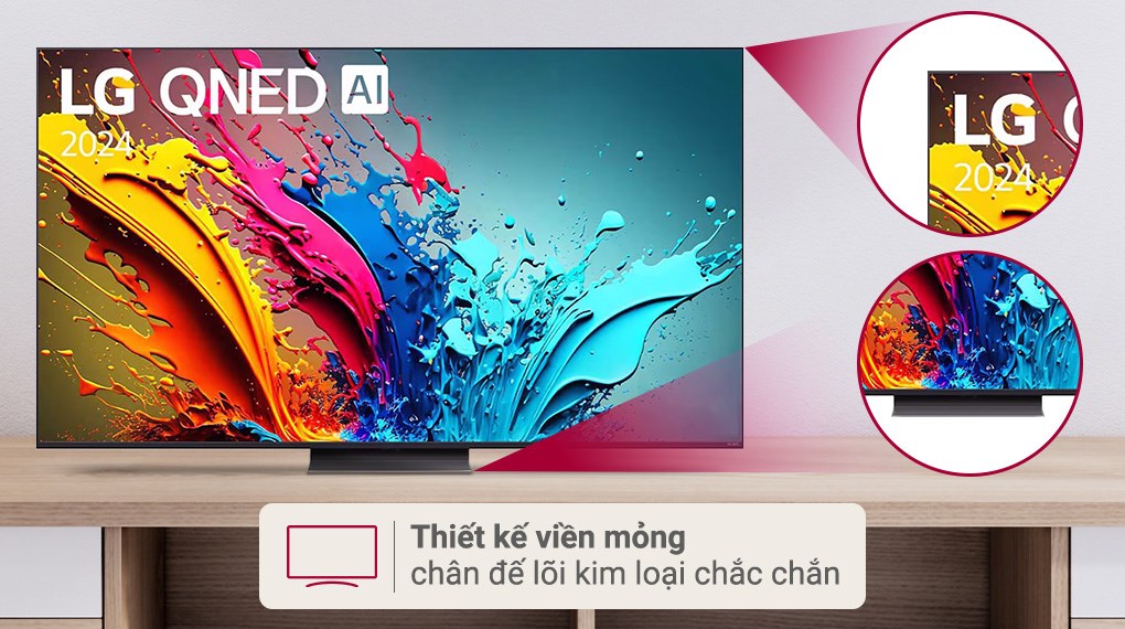 Smart Tivi QNED LG AI 4K 65 inch 65QNED86TSA