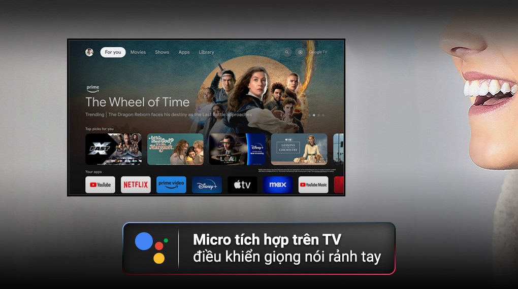 Hình ảnh Google Tivi Sony 4K 65 inch K-65S30