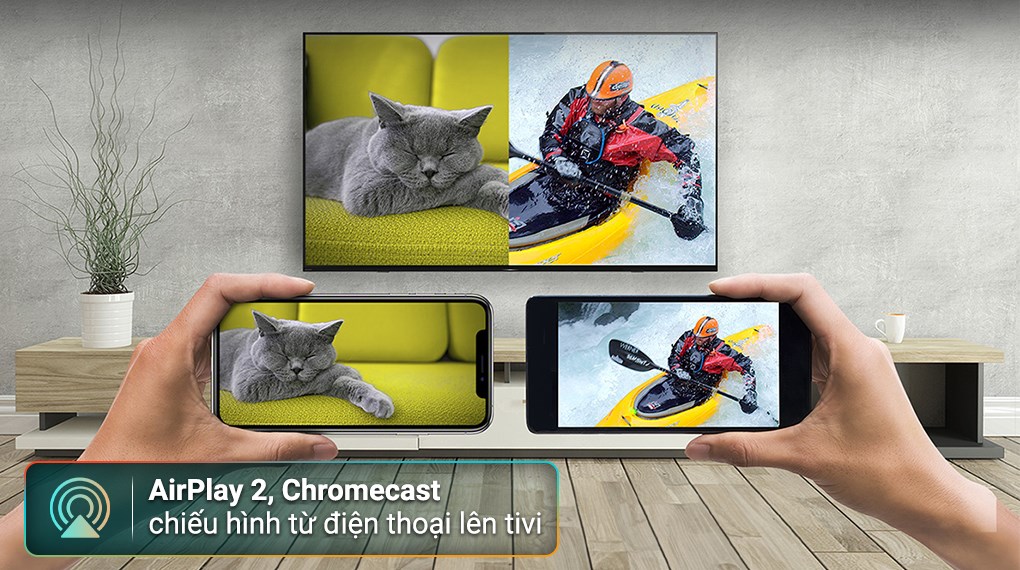 Google Tivi QLED Mini LED Sony AI 4K 65 inch K-65XR70