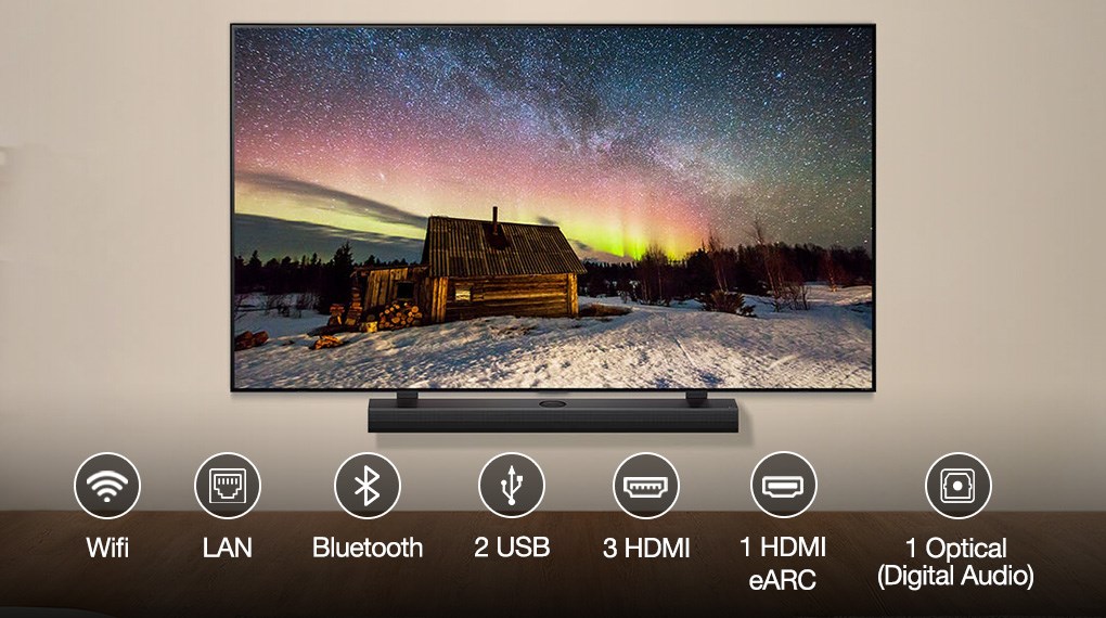 Smart Tivi QNED LG AI 4K 55 inch 55QNED86TSA