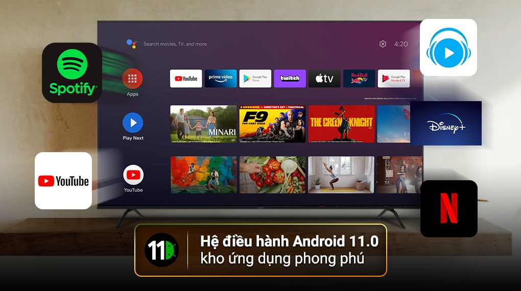 Android Tivi Aqua 4K 43 inch AQT43K800UG