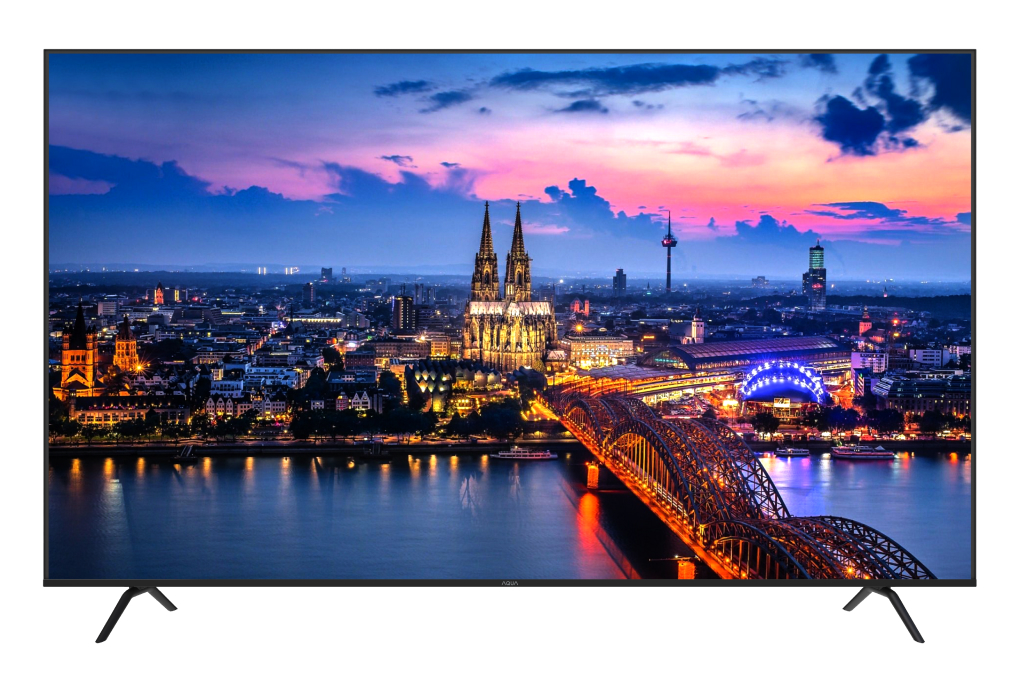 Android Tivi Aqua 4K 43 inch AQT43K800UG Màu Đen