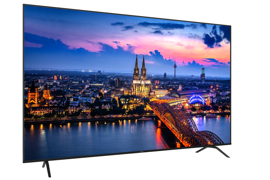 Android Tivi Aqua 4K 43 inch AQT43K800UG Màu Đen