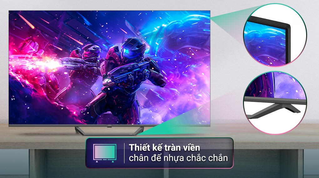 Google Tivi QLED Aqua 4K 43 inch AQT43S80EUX