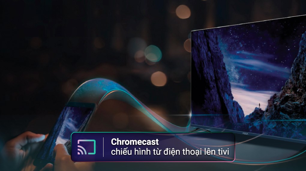 Google Tivi QLED Aqua 4K 55 inch AQT55S80EUX