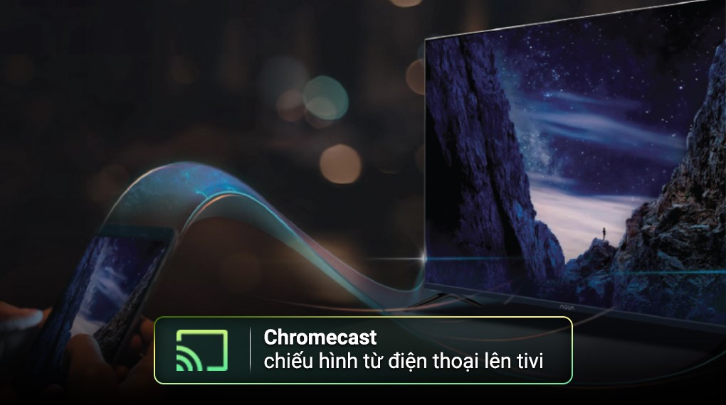 Google Tivi QLED Aqua 4K 43 inch AQT43S800UX