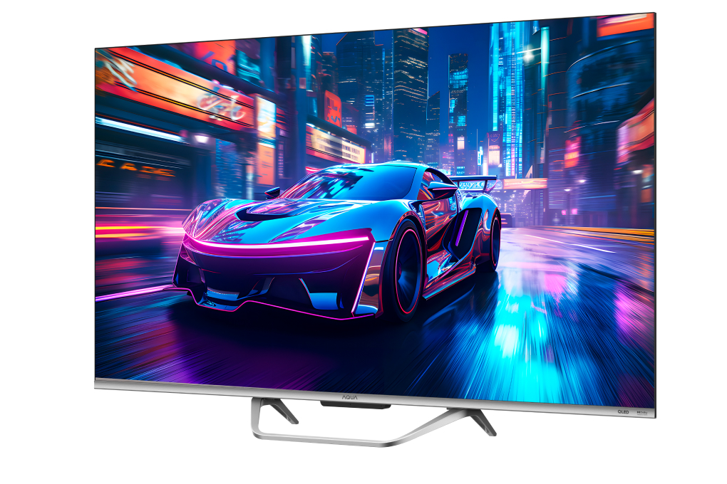 Google Tivi QLED Aqua 4K 43 inch AQT43S800UX Màu Đen