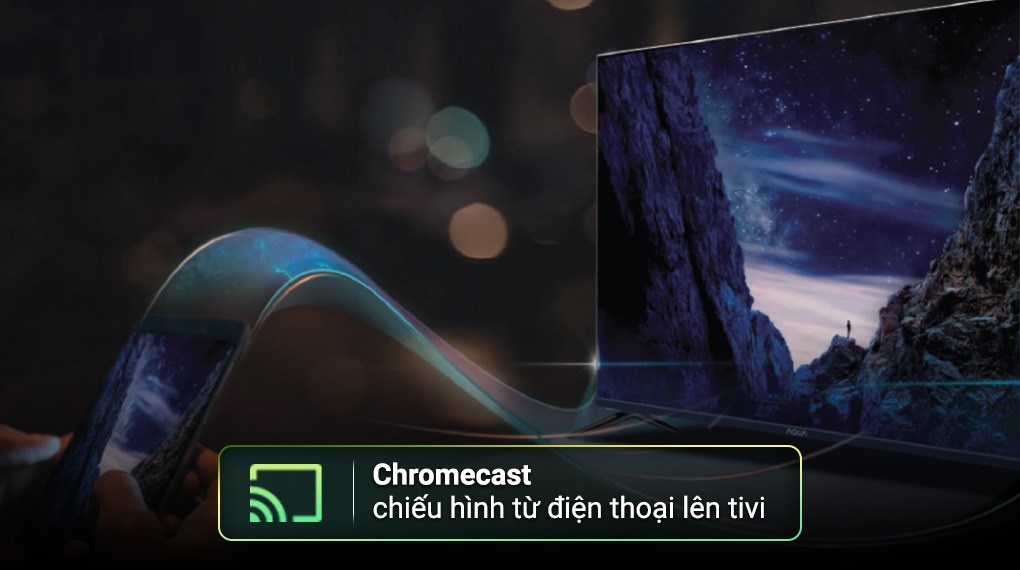 Google Tivi QLED Aqua 4K 50 inch AQT50S800UX