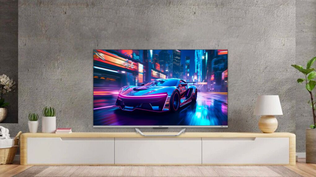 Google Tivi QLED Aqua 4K 55 inch AQT55S800UX - Thiết kế